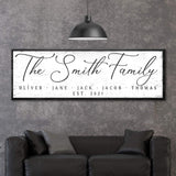 Family Sign II - Tailored Canvases - Flyclothing LLC
