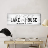 Classic Family Lake House Sign - Tailored Canvases - Flyclothing LLC
