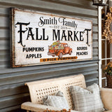 Fall Market Pumpkin Patch Sign - Tailored Canvases - Flyclothing LLC