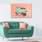 Scooter Motorcycle Rare Vespa Canvas Wall Art - Tailored Canvases - Flyclothing LLC