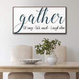 Gather Sign V - Tailored Canvases - Flyclothing LLC