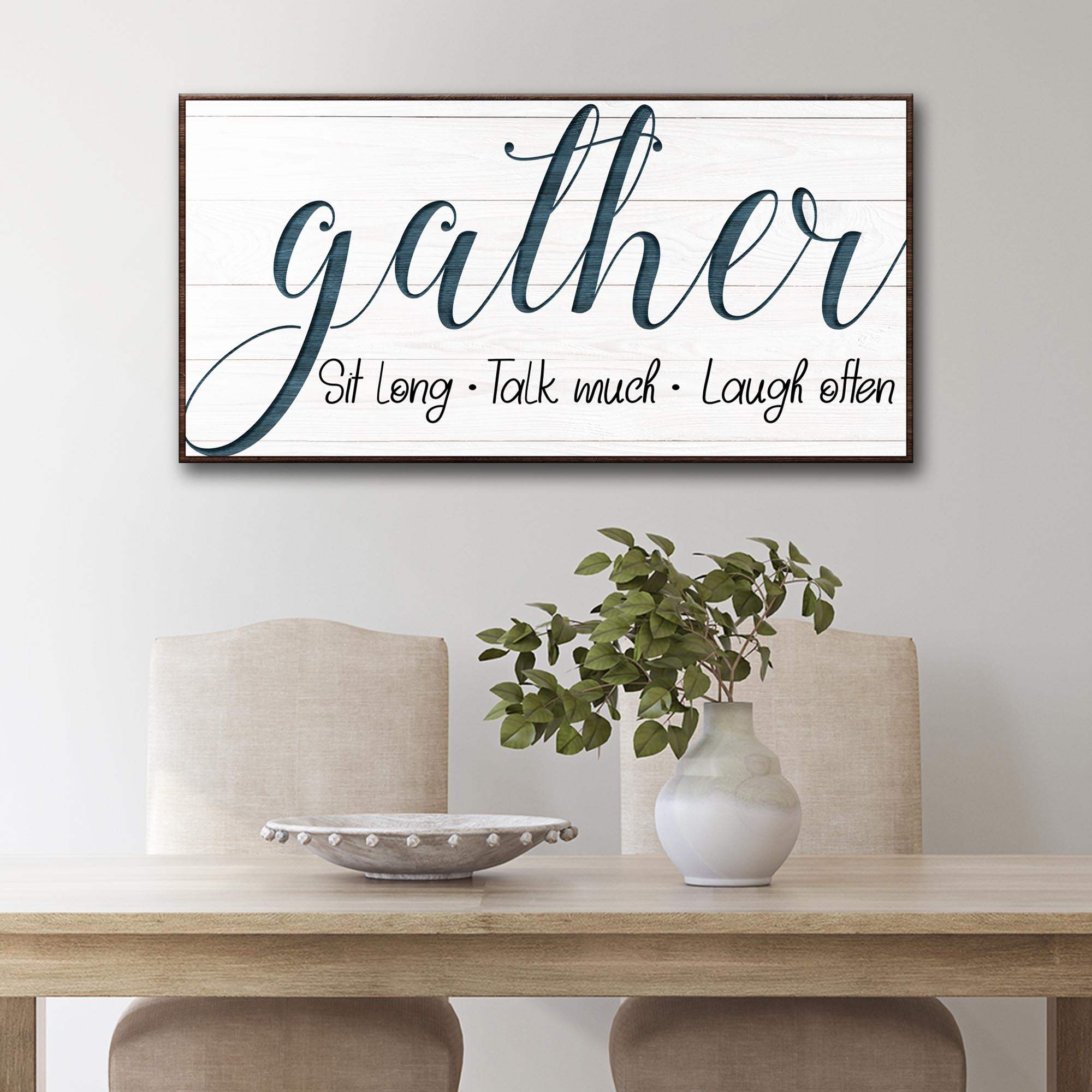 Gather Sign V - Tailored Canvases - Flyclothing LLC