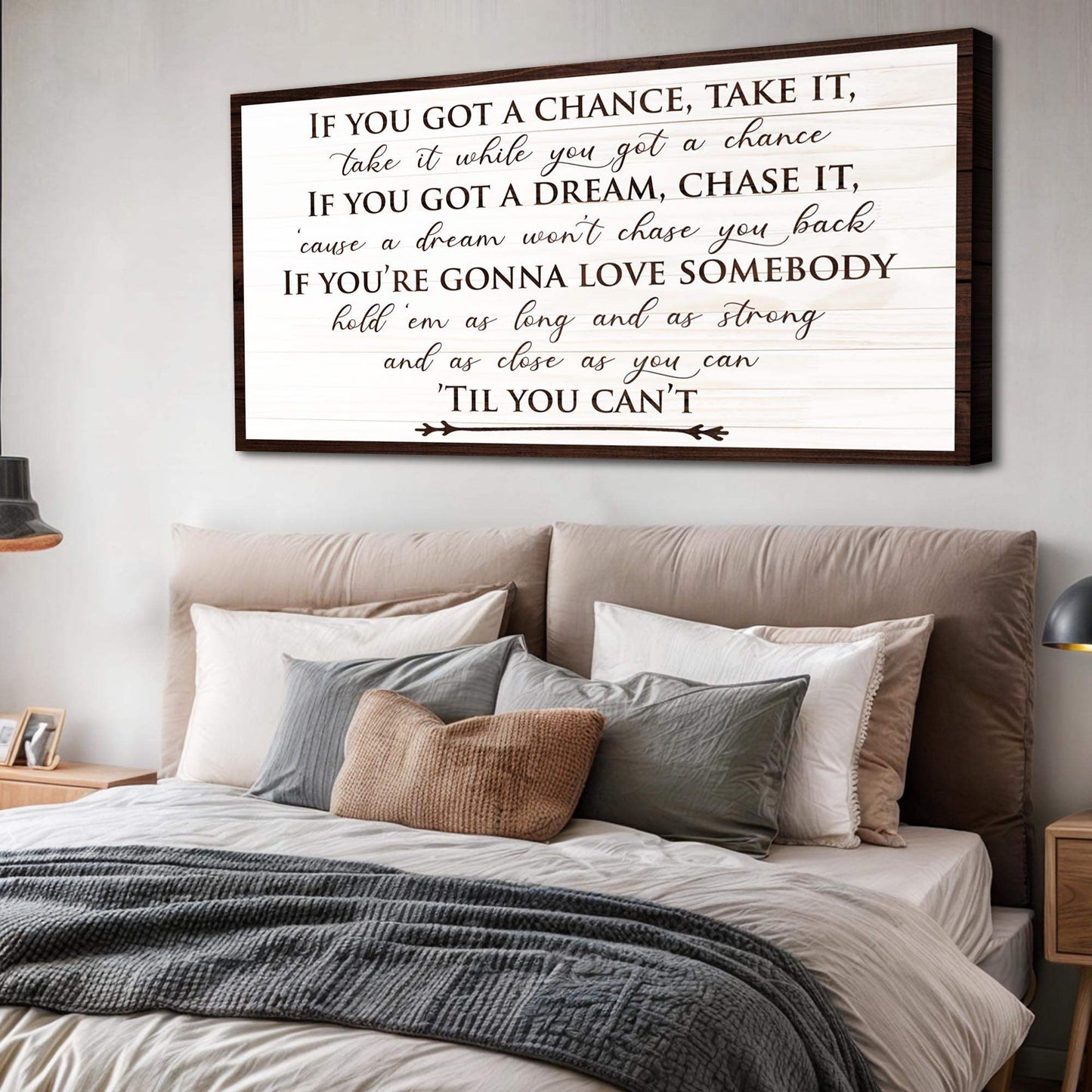 If You Got A Dream Bedroom Sign II - Tailored Canvases - Flyclothing LLC
