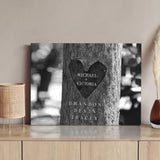 Tree Trunk Family Names Sign - Tailored Canvases - Flyclothing LLC
