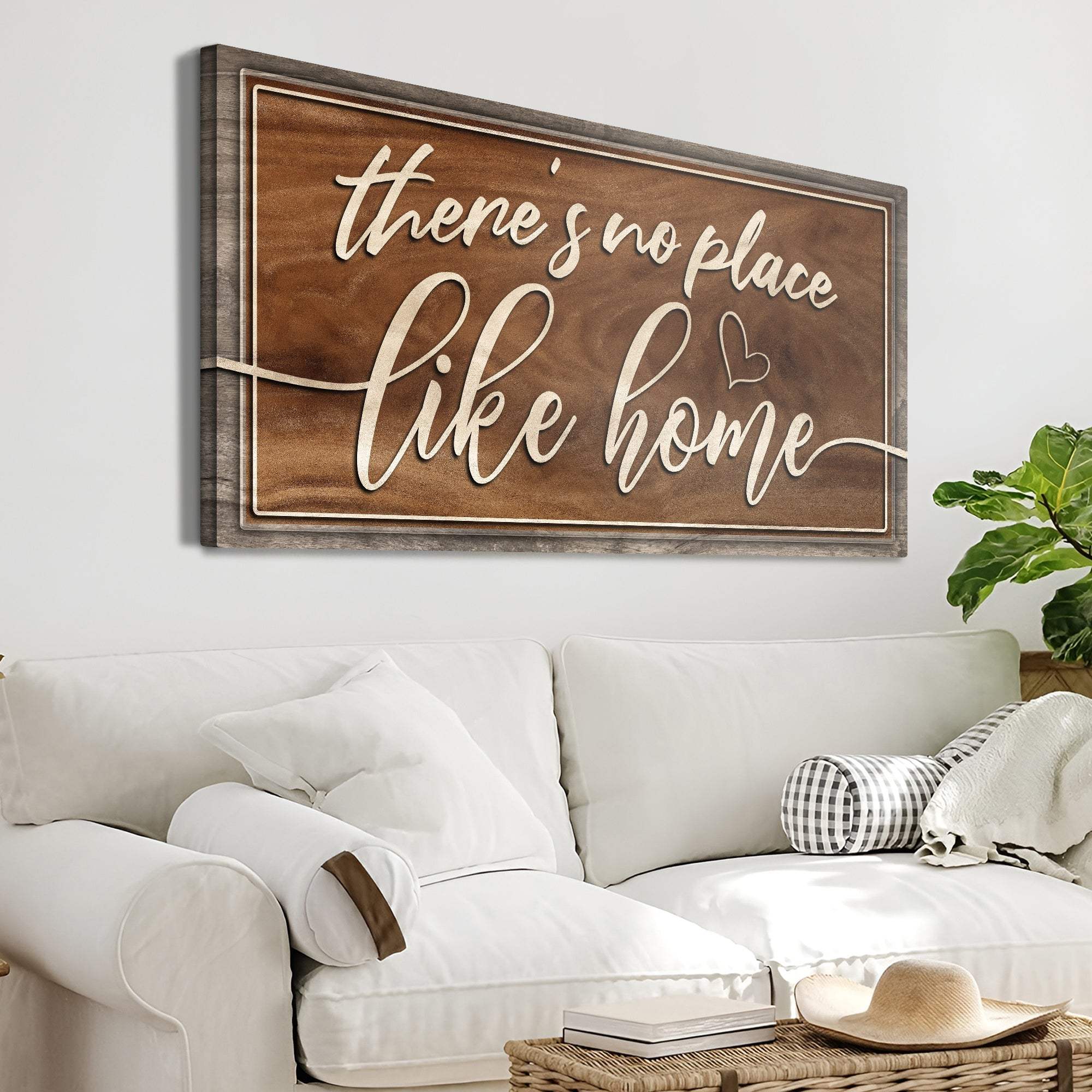 There's No Place Like Home Sign V - Tailored Canvases - Flyclothing LLC