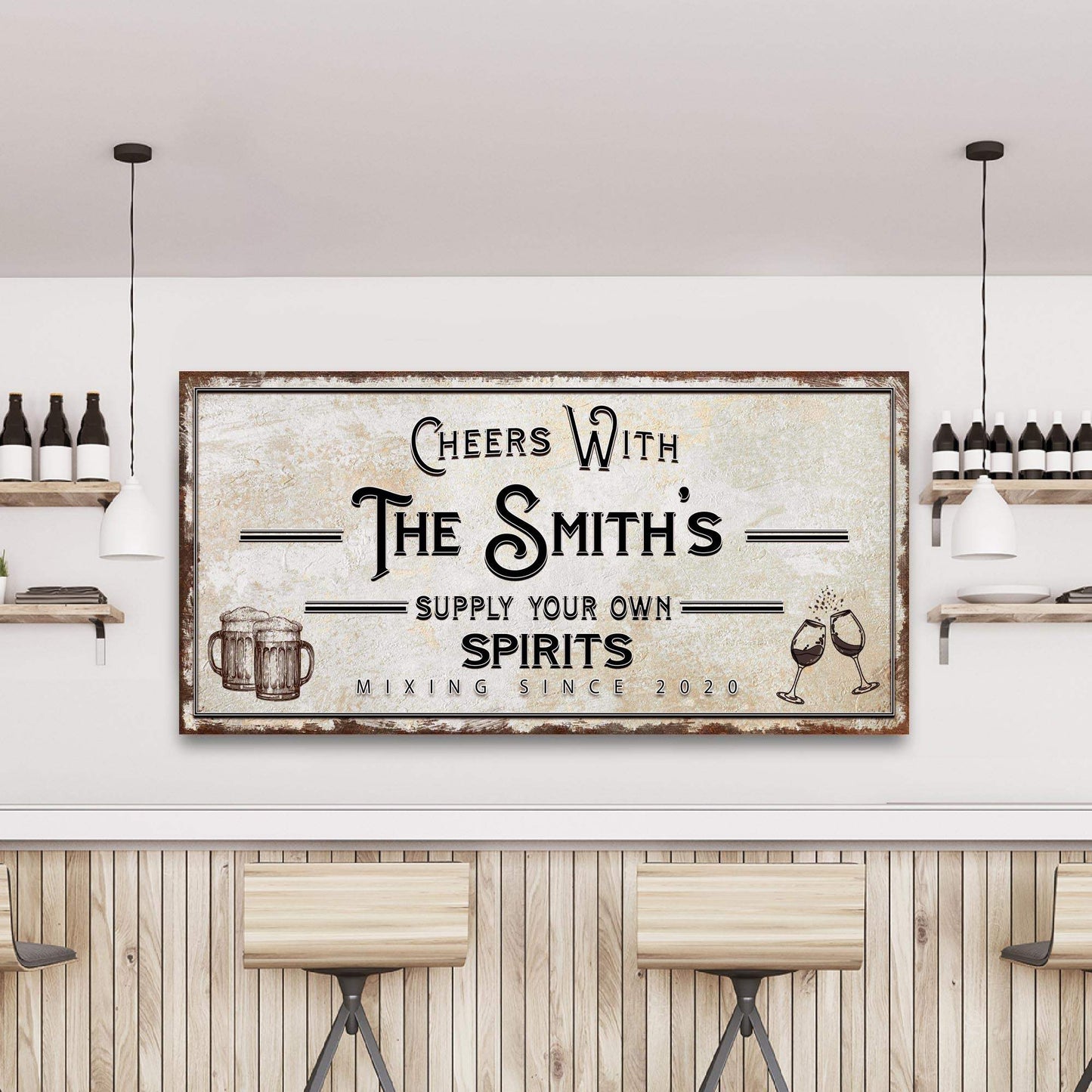 Supply Your Own Spirits Bar Sign - Tailored Canvases - Flyclothing LLC