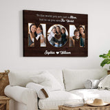 Mother's Day Sign To Us You Are The World II - Tailored Canvases - Flyclothing LLC