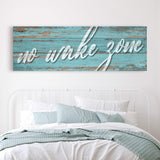 No Wake Zone Sign XIX - Tailored Canvases - Flyclothing LLC