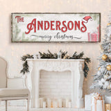 Christmas Family Name Sign V - Tailored Canvases - Flyclothing LLC