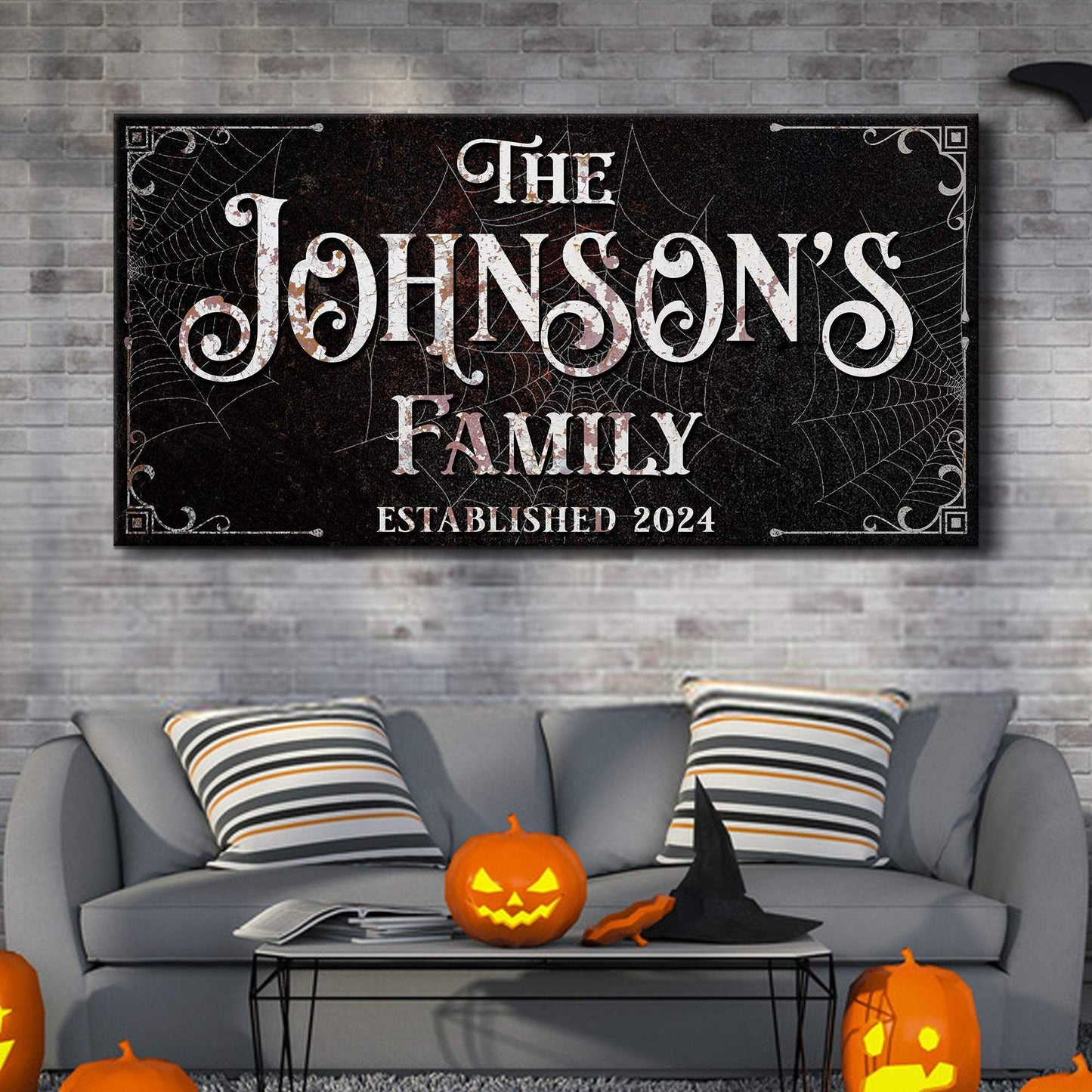 Personalized Gothic Sign - Tailored Canvases - Flyclothing LLC