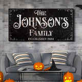 Personalized Gothic Sign - Tailored Canvases - Flyclothing LLC