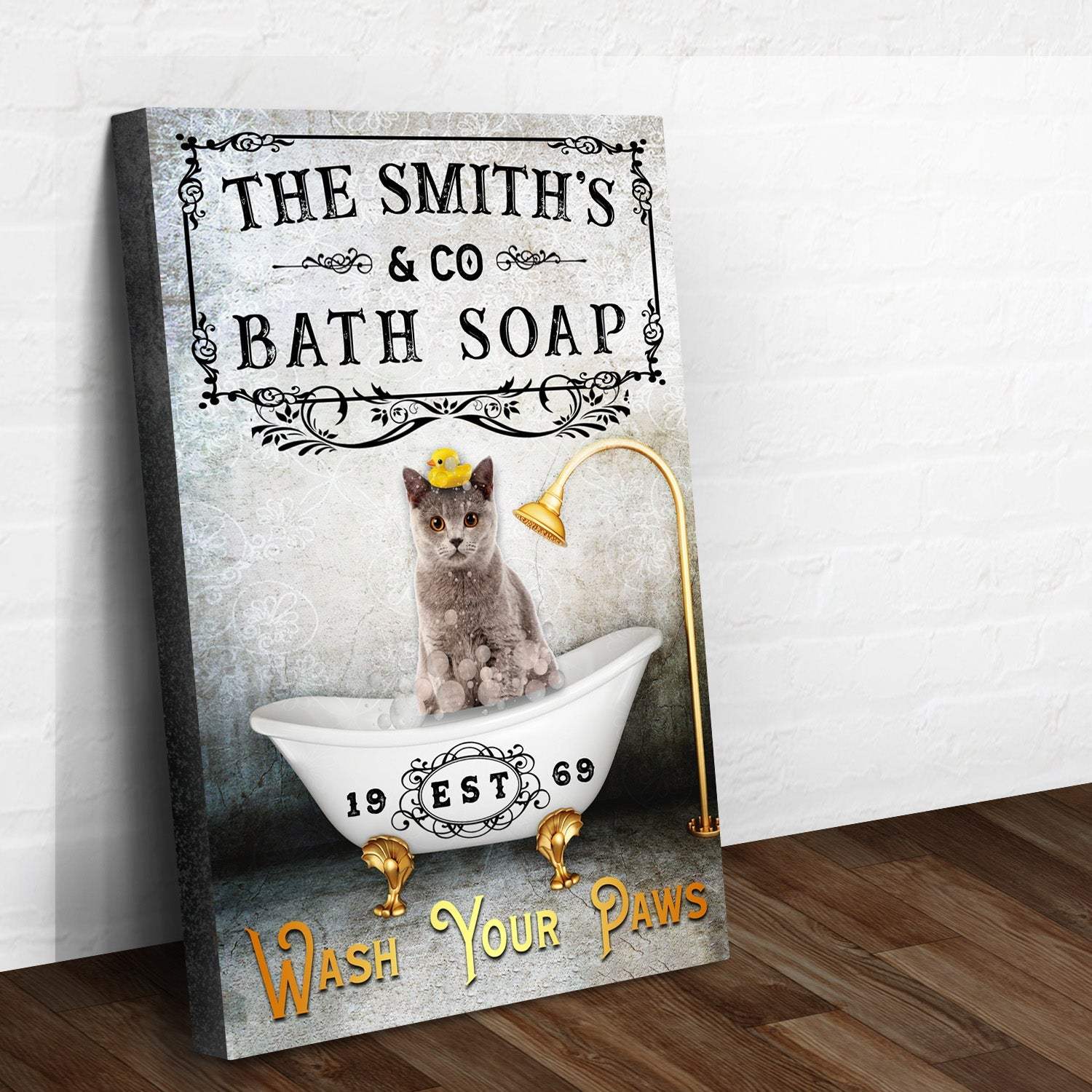 Wash Your Paws Sign - Tailored Canvases - Flyclothing LLC