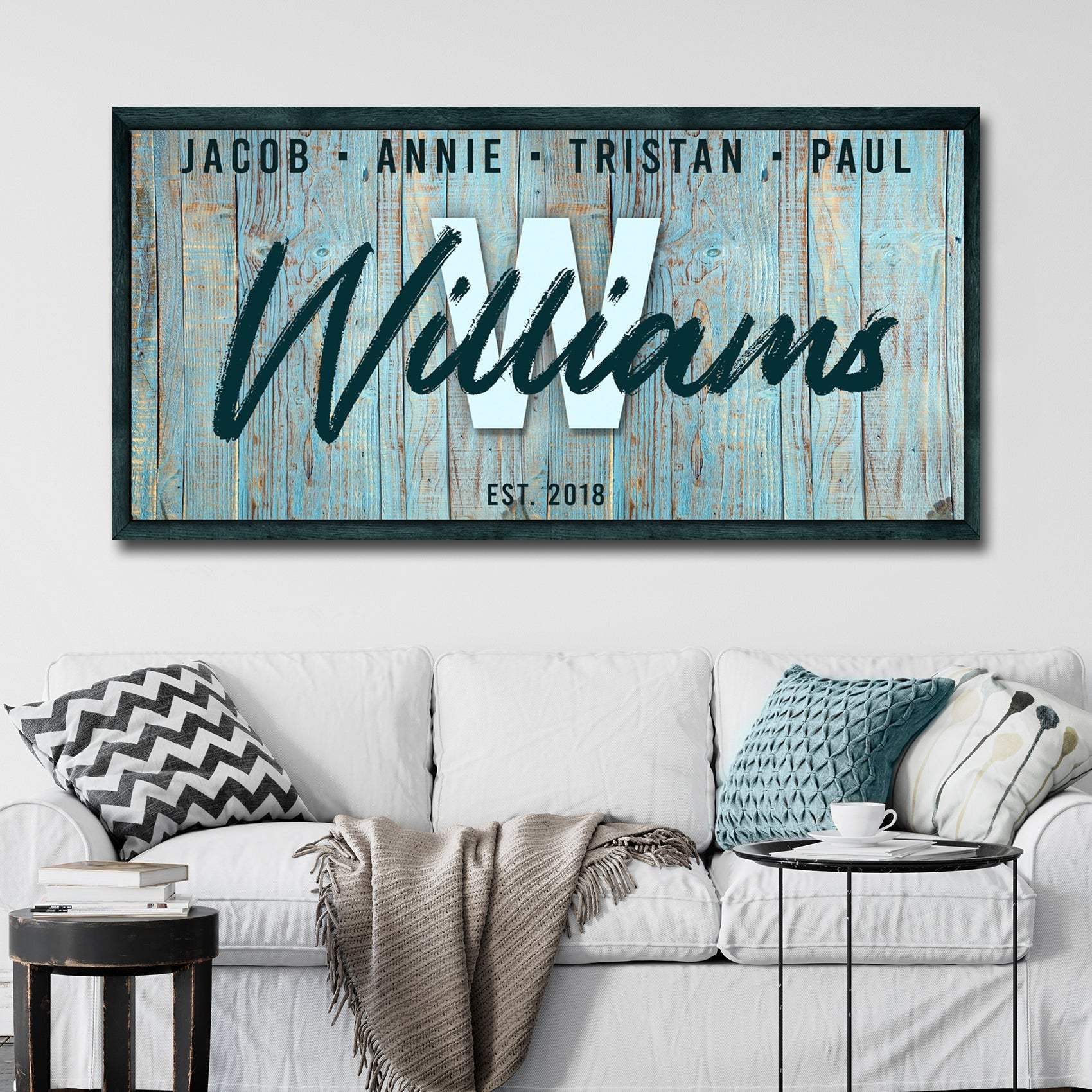 Family Wood Sign IV - Tailored Canvases - Flyclothing LLC