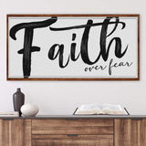 Faith Over Fear Faith Sign II - Tailored Canvases - Flyclothing LLC