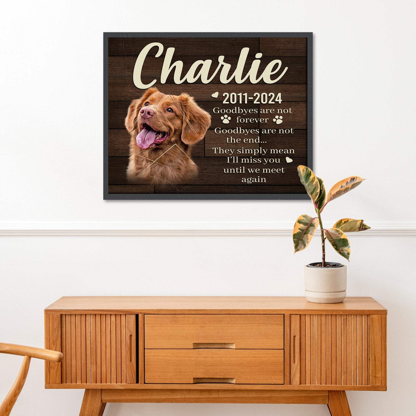 Pet Memorial Sign VIII - Tailored Canvases - Flyclothing LLC