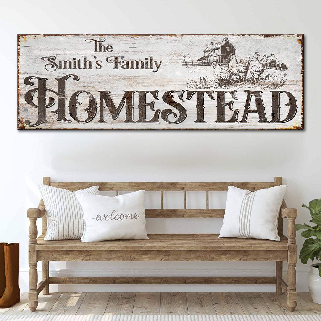 Family Homestead Sign II - Tailored Canvases - Flyclothing LLC