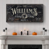 Personalized Hocus Pocus Halloween Sign II - Tailored Canvases - Flyclothing LLC