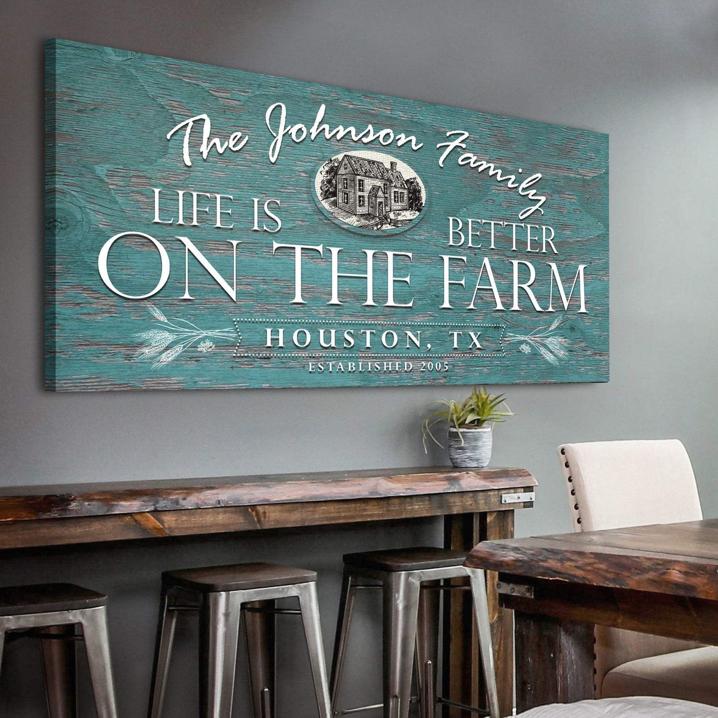 Life Is Better On The Farm Sign VI - Tailored Canvases - Flyclothing LLC