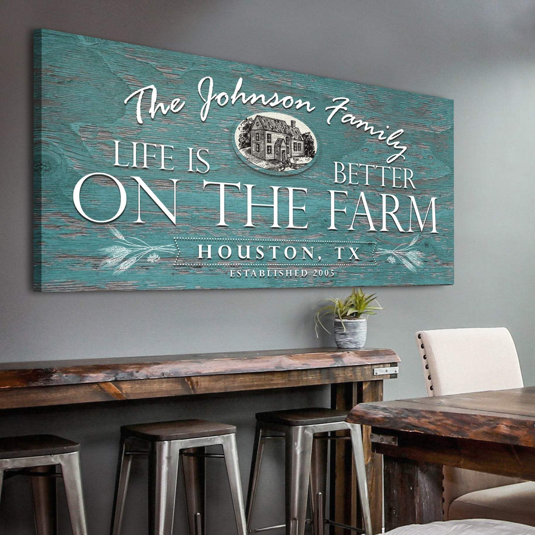 Life Is Better On The Farm Sign VI - Tailored Canvases - Flyclothing LLC