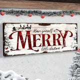 Have Yourself a Merry Little Christmas Sign VIII - Tailored Canvases - Flyclothing LLC