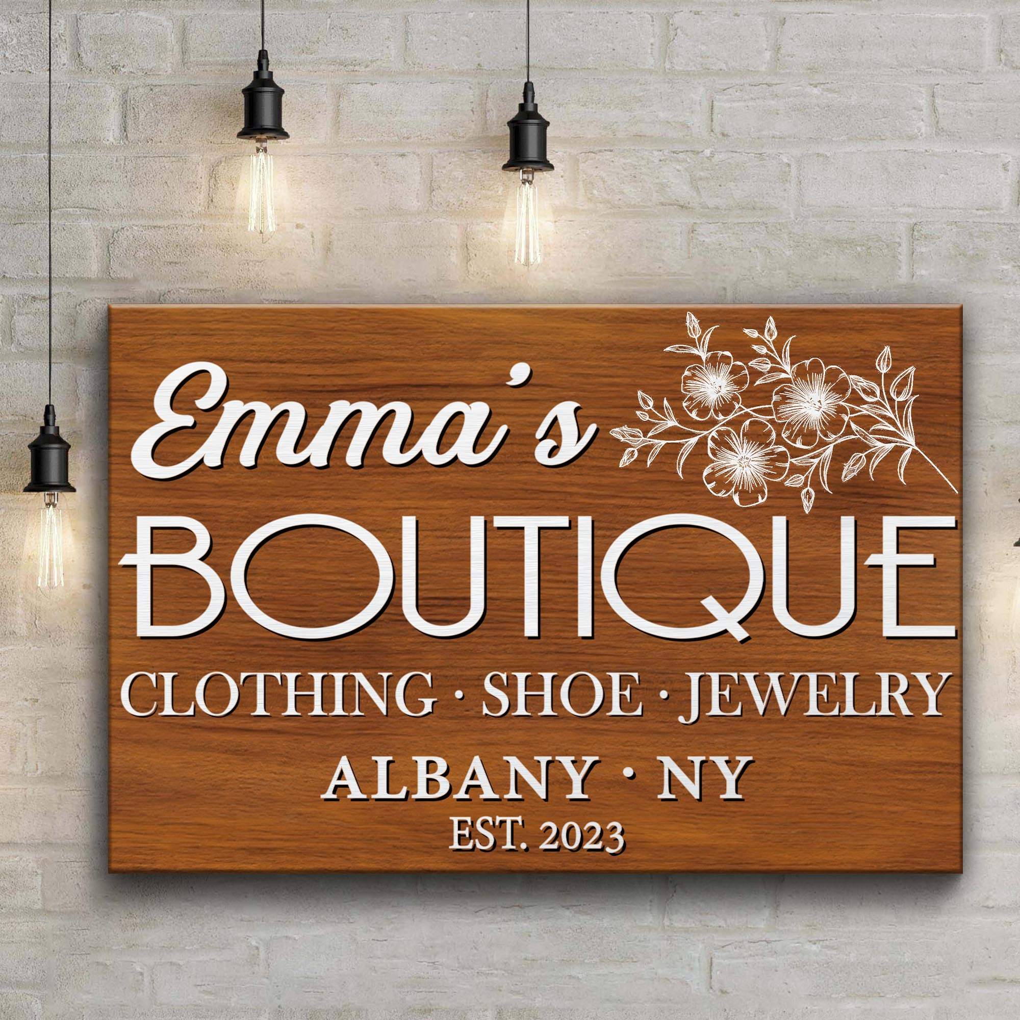 Boutique Sign V - Tailored Canvases - Flyclothing LLC