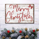 Merry Christmas Sign X - Tailored Canvases - Flyclothing LLC