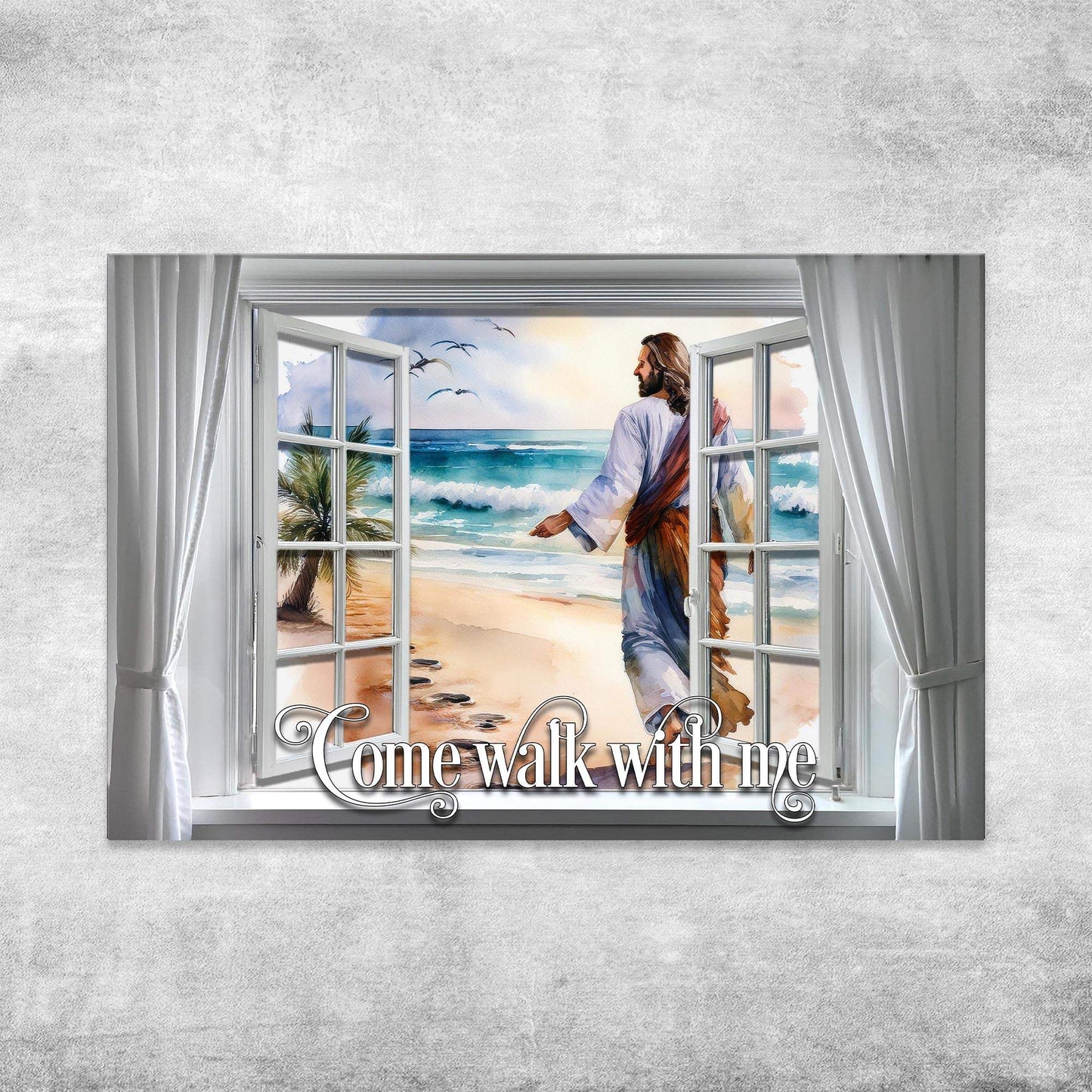 Come Walk With Me Faith Sign - Tailored Canvases - Flyclothing LLC