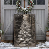 Vintage Christmas Tree Wall Art - Tailored Canvases - Flyclothing LLC