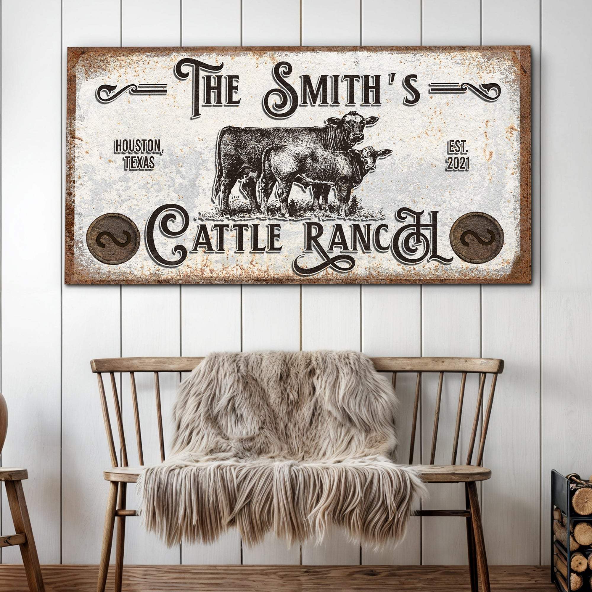 Branded Cattle Ranch Sign IV - Tailored Canvases - Flyclothing LLC