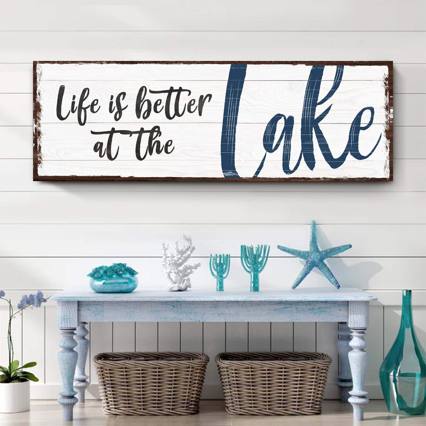 Life Is Better At The Lake Sign II - Tailored Canvases - Flyclothing LLC