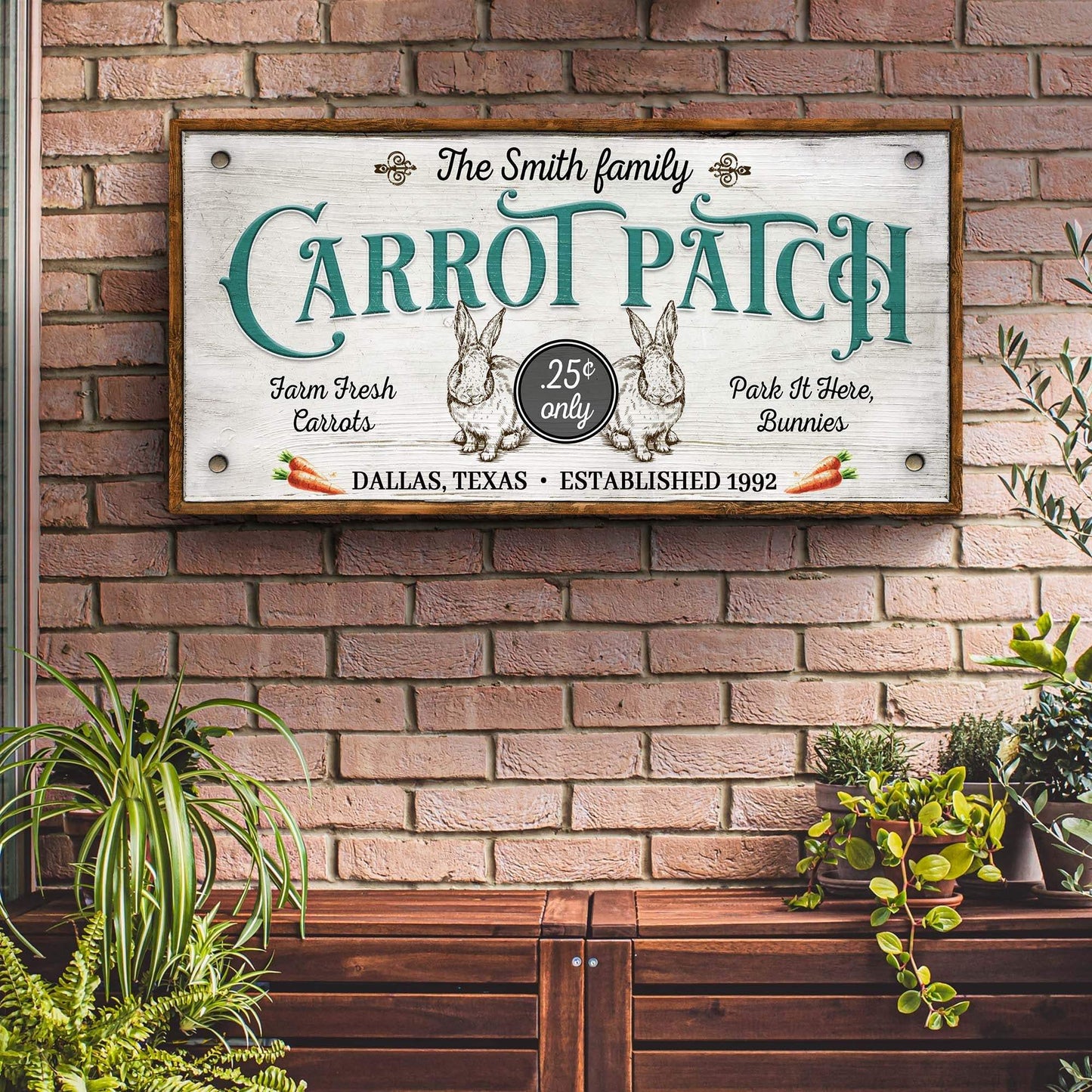 Farm Fresh Carrot Patch Sign II - Tailored Canvases - Flyclothing LLC