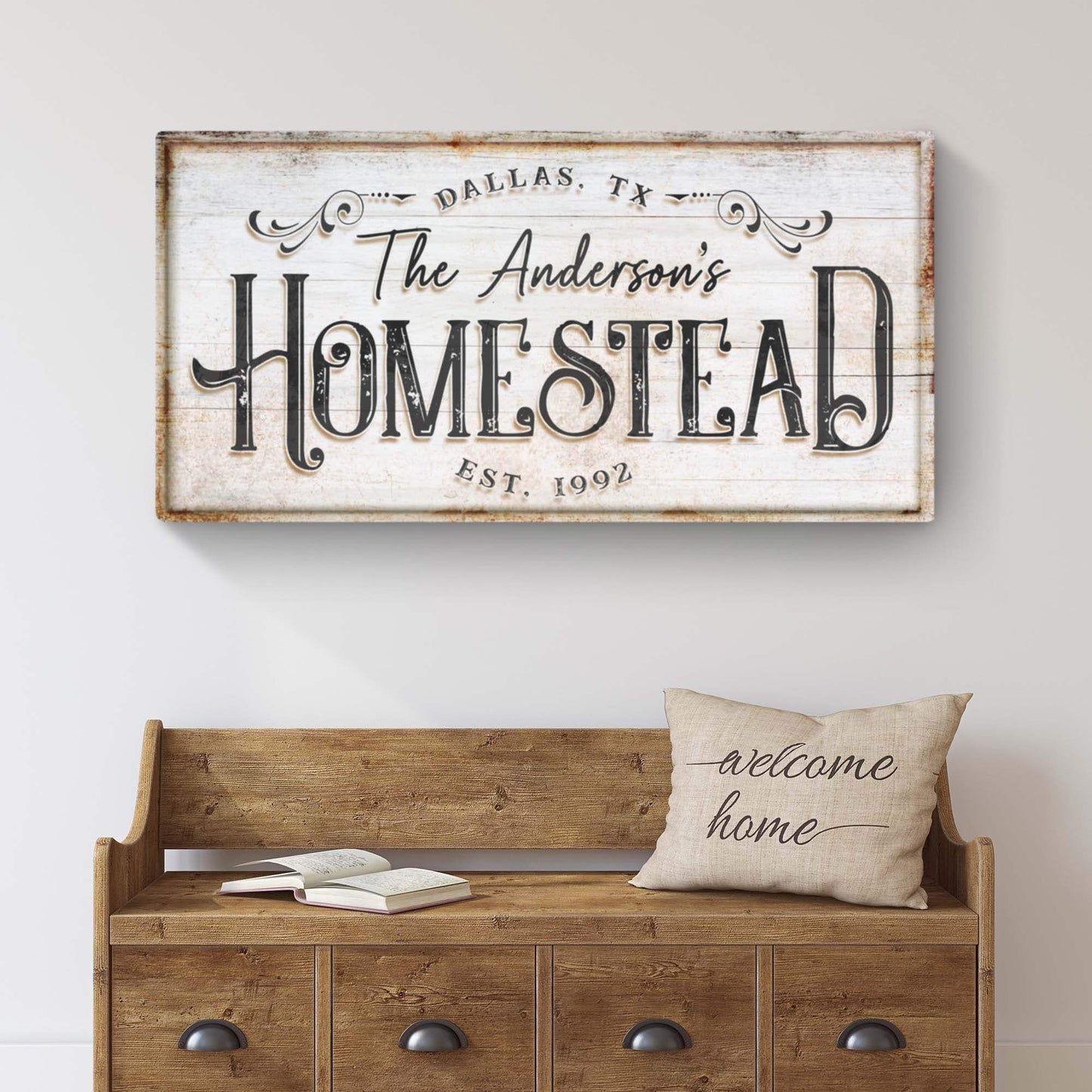 Homestead Sign VII - Tailored Canvases - Flyclothing LLC
