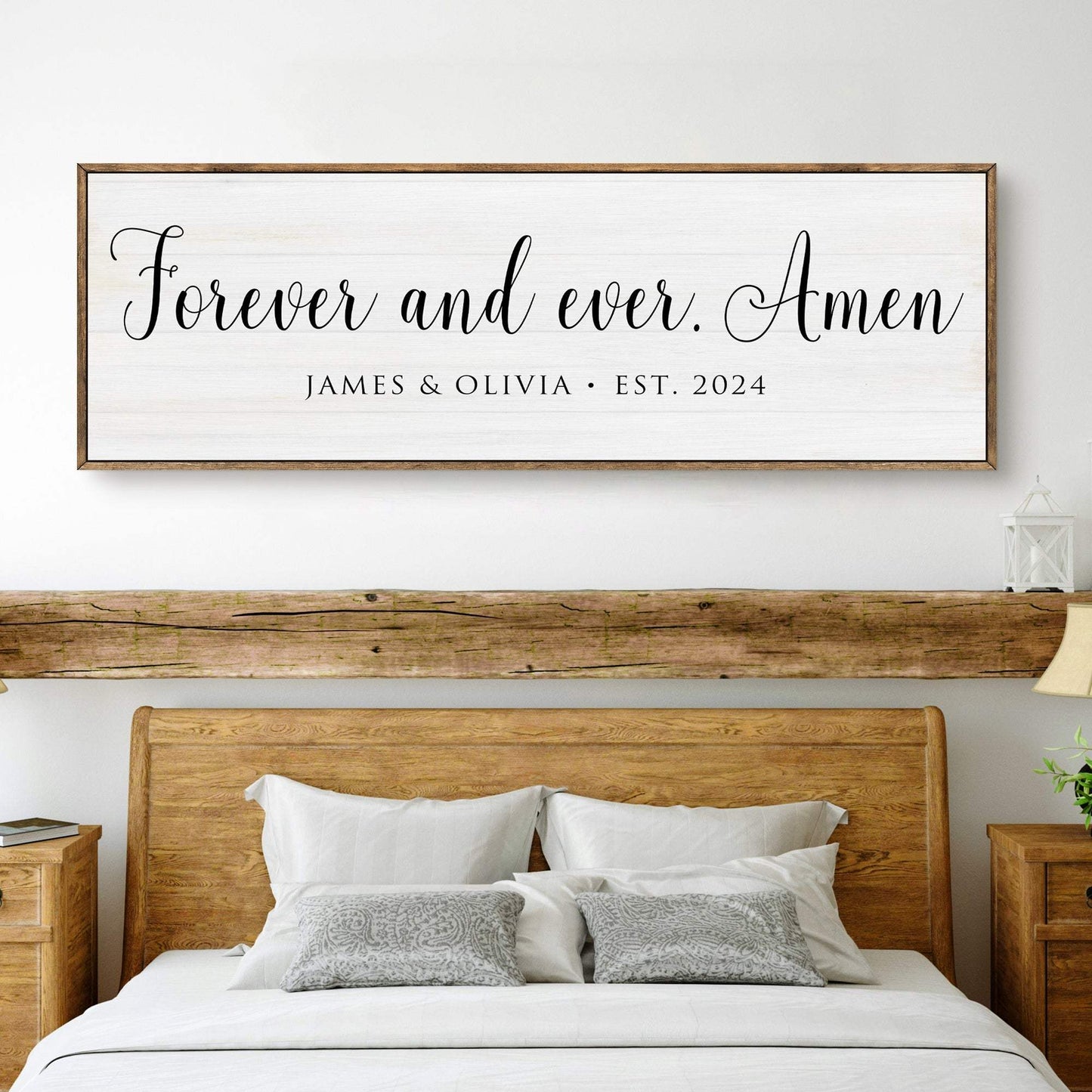 Forever And Ever Amen Faith Sign - Tailored Canvases - Flyclothing LLC
