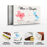 Mother's Day Sign Home Is Where My Heart Is - Tailored Canvases - Flyclothing LLC