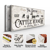 Branded Cattle Ranch Sign III - Tailored Canvases - Flyclothing LLC