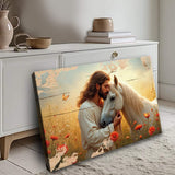 Jesus and Horse Faith Wall Art II - Tailored Canvases - Flyclothing LLC