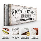 Branded Cattle Ranch Sign VI - Tailored Canvases - Flyclothing LLC