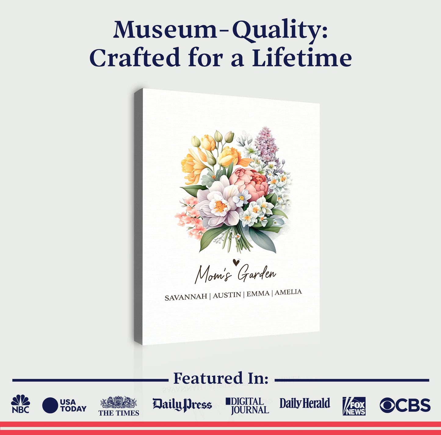 Mother's Day Sign Mom's Garden - Tailored Canvases - Flyclothing LLC