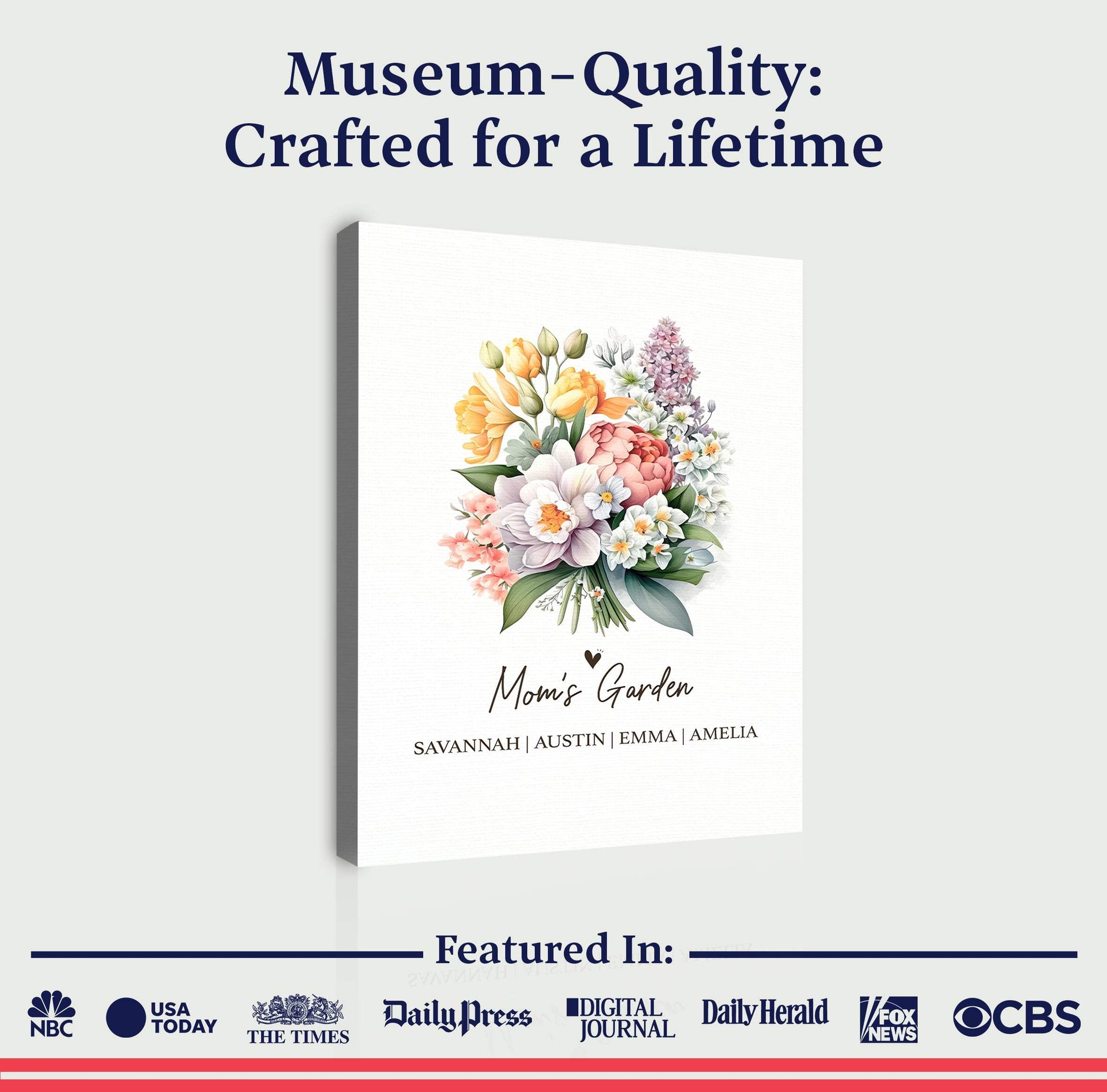 Mother's Day Sign Mom's Garden - Tailored Canvases - Flyclothing LLC