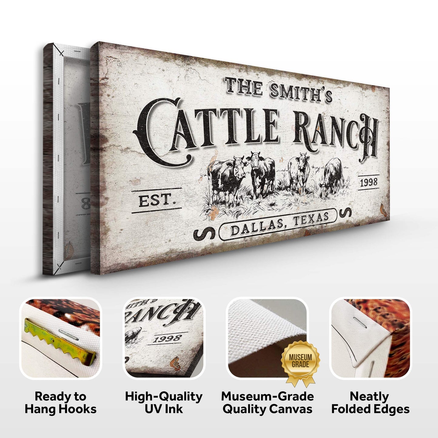 Branded Cattle Ranch Sign - Tailored Canvases - Flyclothing LLC