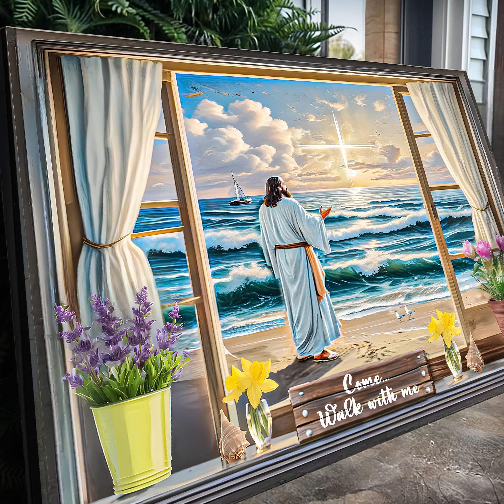 Come Walk With Me Faith Sign V - Tailored Canvases - Flyclothing LLC