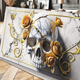 3D Rose and Skull Wall Art - Tailored Canvases - Flyclothing LLC