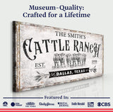 Branded Cattle Ranch Sign VI - Tailored Canvases - Flyclothing LLC