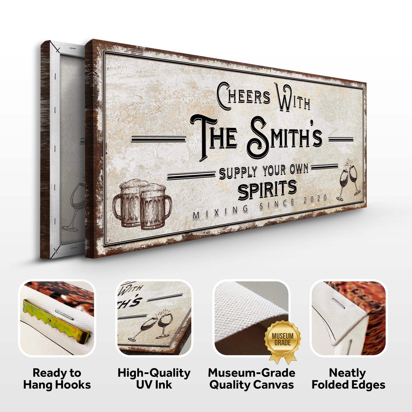 Supply Your Own Spirits Bar Sign - Tailored Canvases - Flyclothing LLC