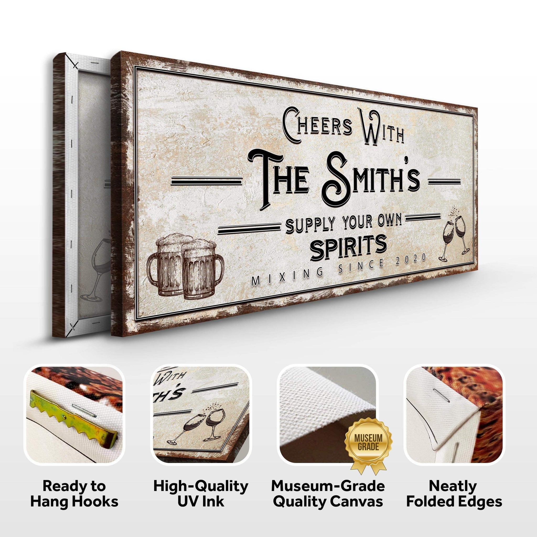 Supply Your Own Spirits Bar Sign - Tailored Canvases - Flyclothing LLC