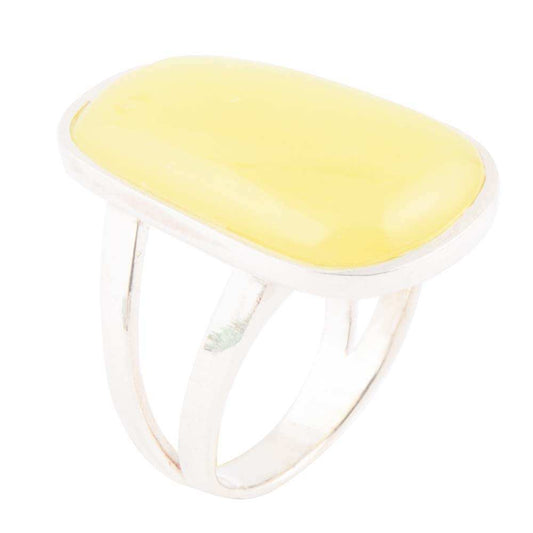 Madeleine Yellow Jade and Sterling Silver Ring - Barse Jewelry - Flyclothing LLC
