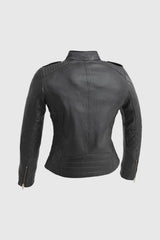 Alessandra Women's Lambskin Moto Jacket - Whet Blu NYC - Flyclothing LLC