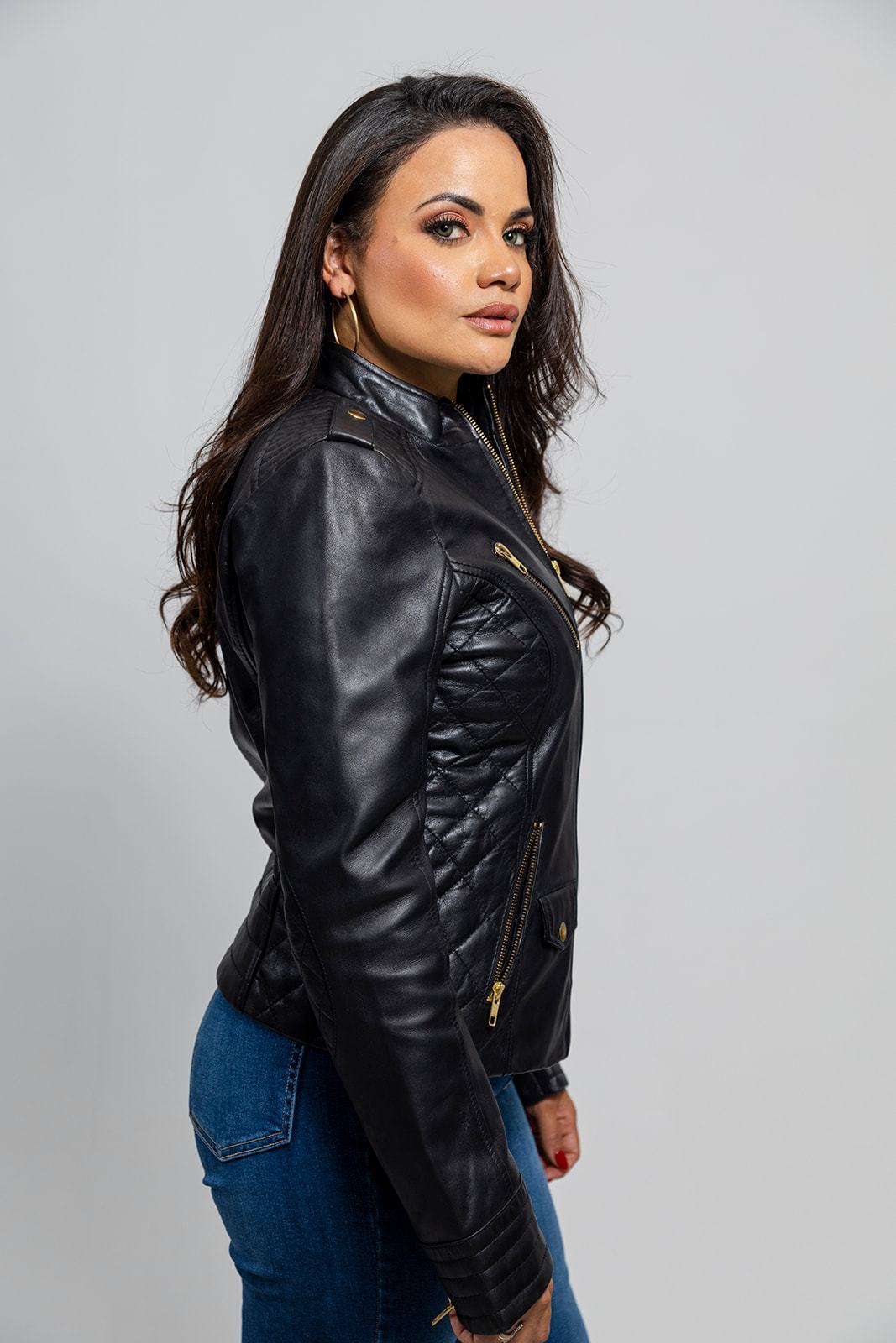 Alessandra Women's Lambskin Moto Jacket - Whet Blu NYC - Flyclothing LLC