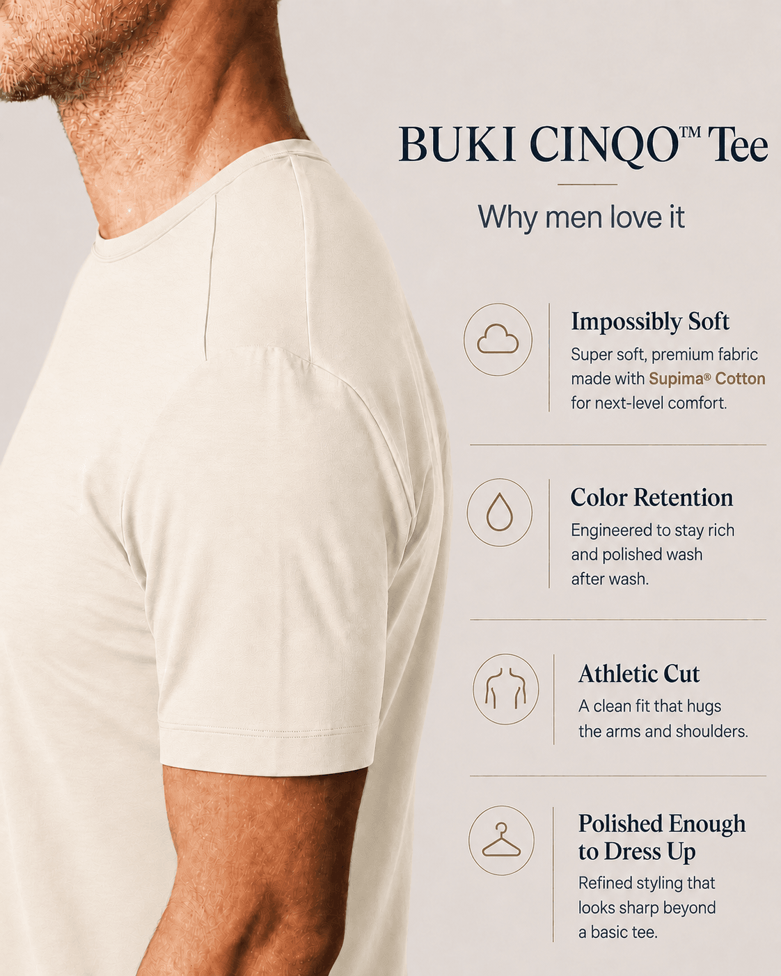 Buki Cinqo Tech Tee - Maize