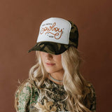 Make America Cowboy Again Camo Trucker Hat - Wild Junkie - Flyclothing LLC